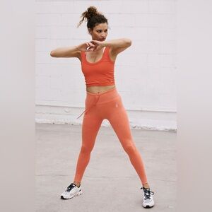 Free People Movement Orange Leggings